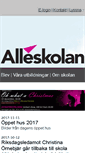 Mobile Screenshot of alleskolan.eu