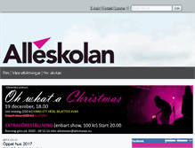 Tablet Screenshot of alleskolan.eu